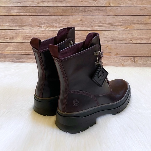 Timberland Malynn EK+ Burgundy Waterproof Leather Boots - Picture 6 of 8